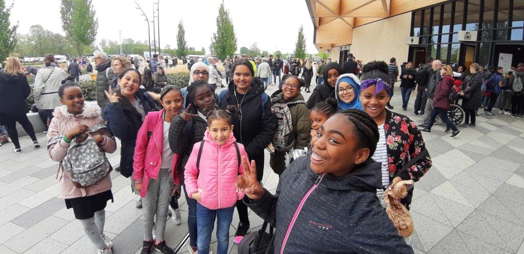 Meiden bij Planet Jump in ZOetermeer 